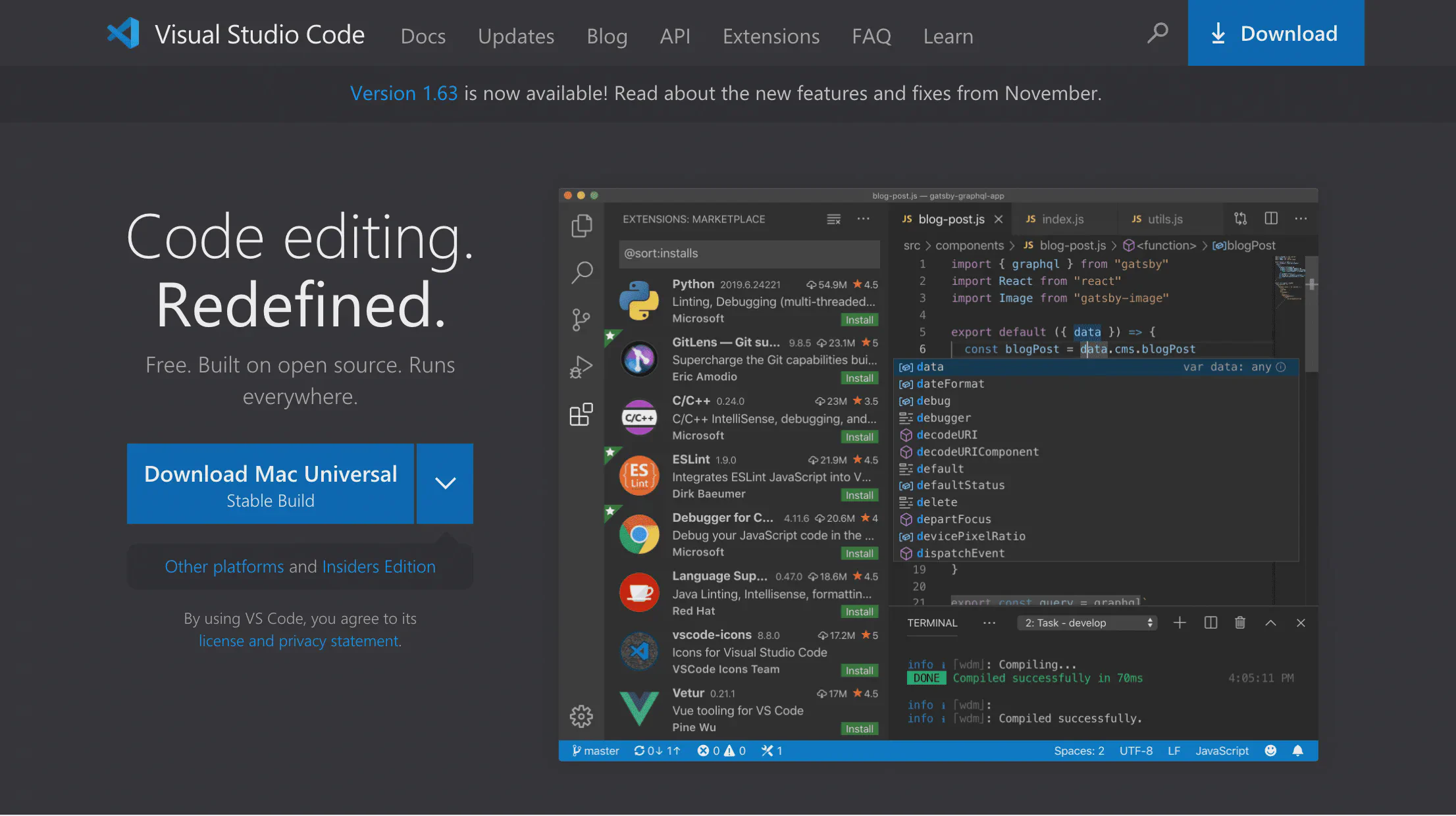 Download Visual Studio