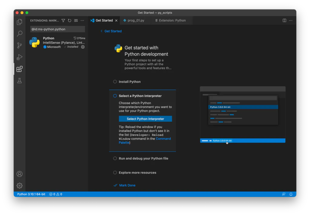 Installing Visual Studio Code on Mac