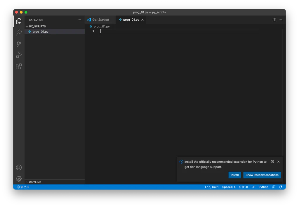 Installing Visual Studio Code on Mac