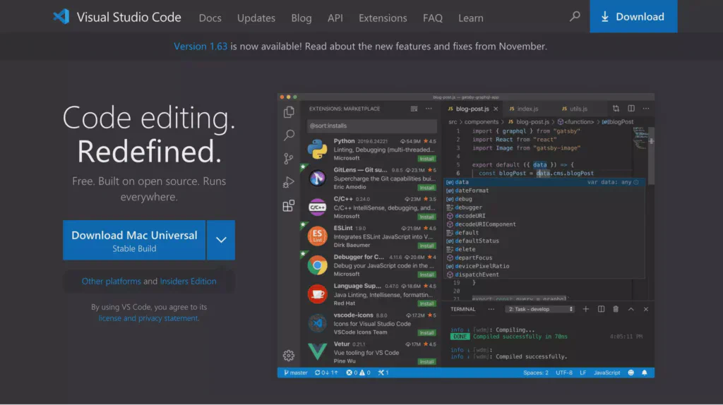 Installing Visual Studio Code on Mac