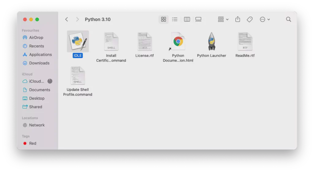 Installing Python on Mac