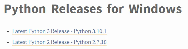 Python Releases for Windows